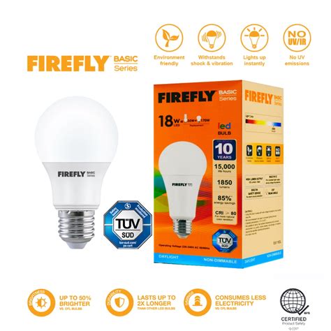 18w Daylight Firefly Basic Series Light Emitting Diode Led Light Bulb