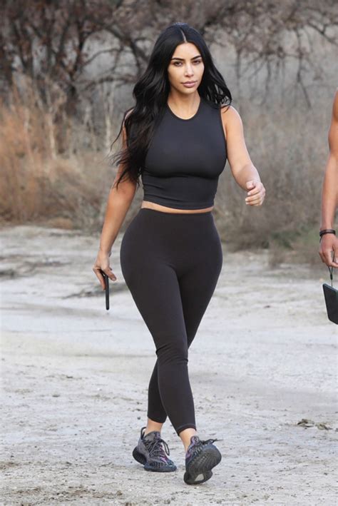 Kim Kardashian Yoga Pants Hot