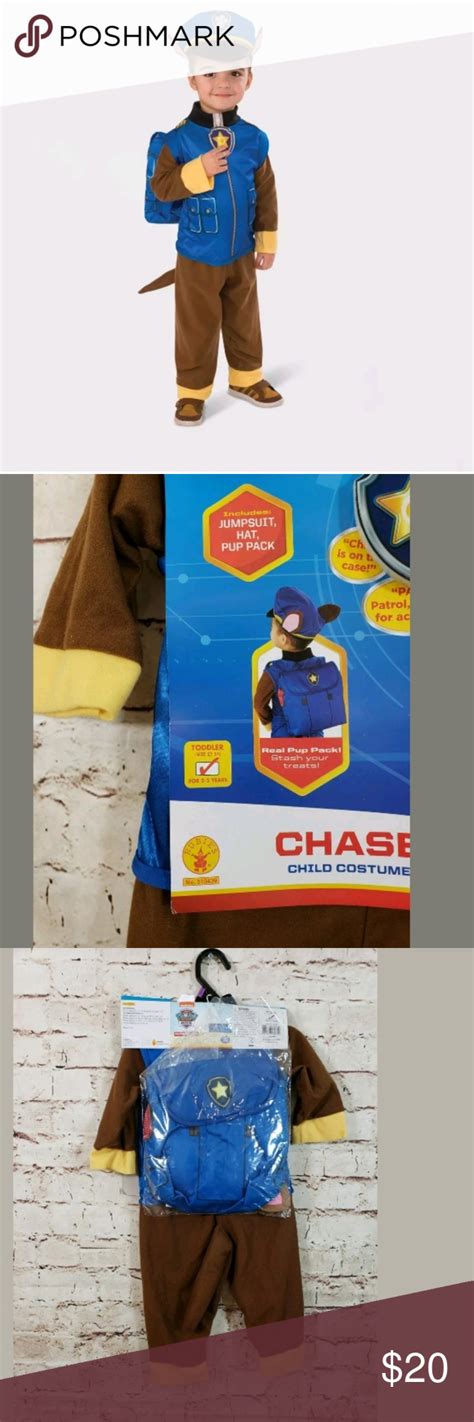 Paw Patrol Chase Jumpsuit Dress Up Costume 2 3 T Paw Patrol Chase