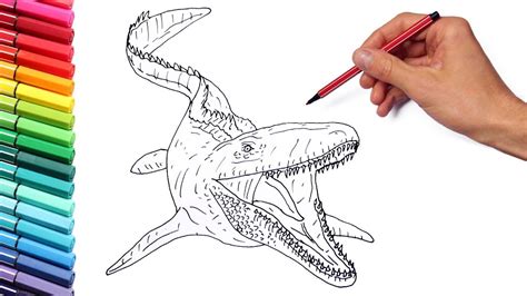 10+ Top Mosasaurus Coloring