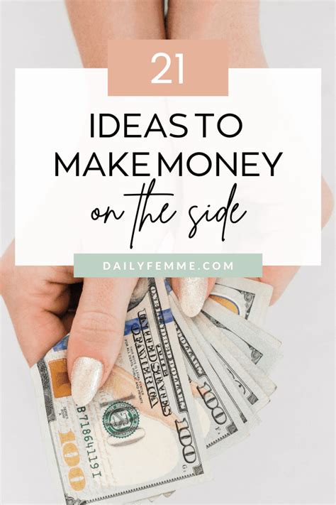 21 Ideas To Make Money On The Side Hello Brazen
