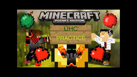 Mcpe Uhc Practice Part 12 W Rtpoison No Way Youtube
