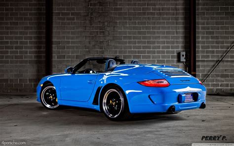 Fondos De Pantalla Coches Azules Vehículo Coche Deportivo Convertible Ruf Ctr Porsche 911