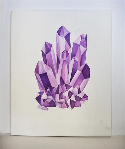 20:53 createful art 6 472 просмотра. Premium Tube Acrylic Purple Crystal Painting - Project by ...