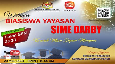 Sime darby tersenarai dalam papan utama bursa malaysia securities berhad. WEBINAR BIASISWA YAYASAN SIME DARBY : KE ARAH MASA DEPAN ...