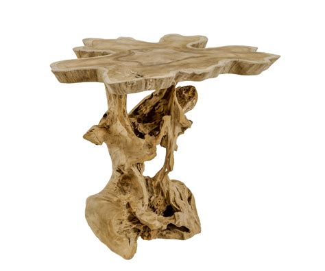 Click & collect (£99.99/unit) free postage. Coffee Table From Teak Tree Trunk - CandleLight