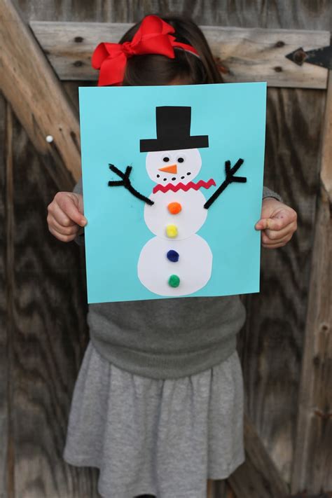 Build A Snowman Craft Book Snack The Chirping Moms