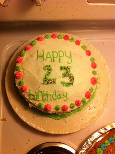 23rd Birthday Cakes 23 Birthday Cake Cake 23rd Birthday