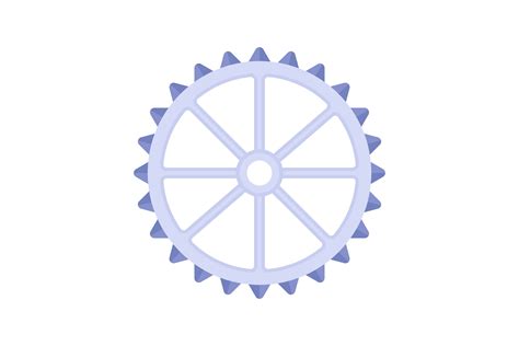 Vector Illustration of Gear with Teeth a Graphic by pch.vector