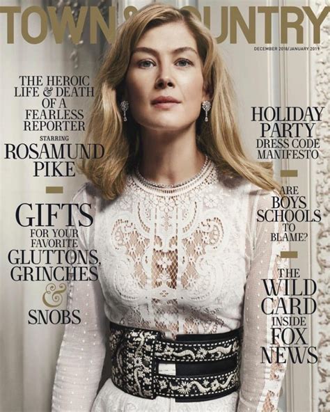 Rosamund Pike Town And Country 2018 Cover Photoshoot