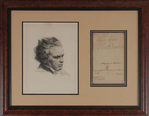 A Rare Beethoven Signature Is Up For Auction Est 30000 40000