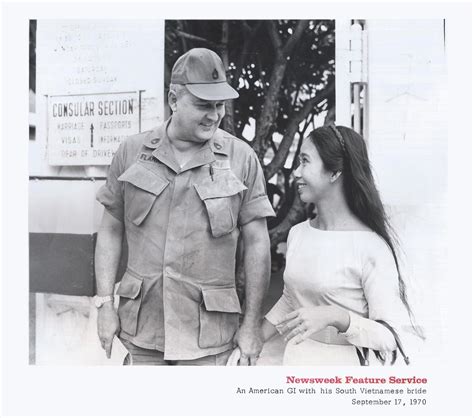 Sep 19 1970 Vietnam War American Soldier Gi And Vietnamese Bride [1550x1370] R Vietnamwar