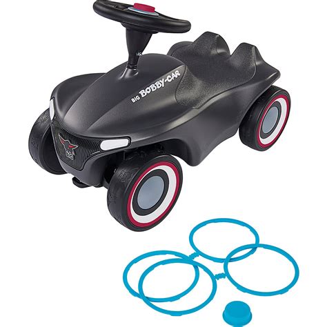 This toy vehicle has a large steering wheel, a comfortable seat and smooth wheel motion, making it an ideal choice for some driveway fun. BIG Bobby-Car-Neo, anthrazit, BOBBY CAR | myToys