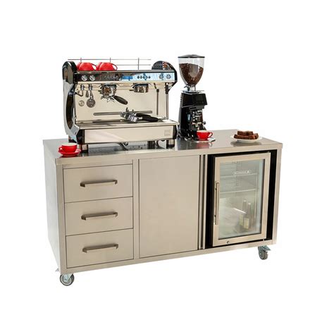 Coffee Cart Machine Ready 1600 X 700 X 900mm Brayco Nz