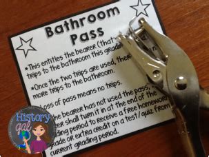 Twitter / @music_mscannon miss cannon's bathroom pass. 37) this giant pencil could be the largest hall pass ever! Bathroom Passes - Free Download | Interactive notebooks ...