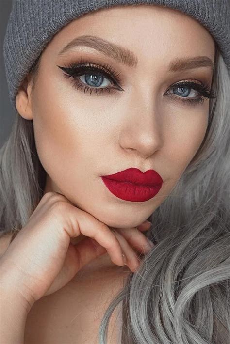 The 25 Best Red Lipstick Makeup Ideas On Pinterest Red Lip Makeup Red Lipstick Tips And