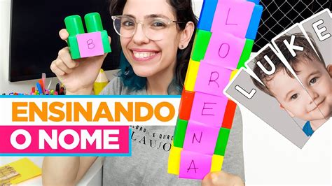 Atividade Para Ensinar A Escrever O Nome