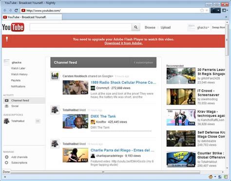 Youtube Swap Switch Between Youtubes Current And Future Homepage