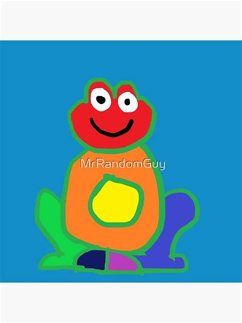 Rainbow Frog Poster For Sale By Mrrandomguy Redbubble