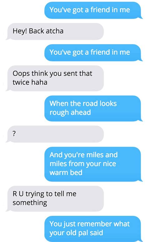 This Is What Happened When We Texted Disney Lyrics To Our Friends