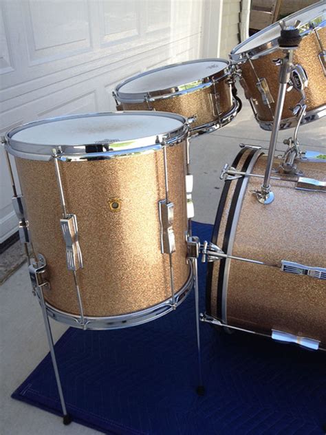 Vintage Ludwig Club Date Set In Champagne Sparkle Mke Drum Co