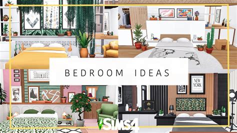 Sims 4 Bedroom Ideas Tutorial And Download Nocc Youtube