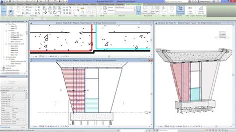 12 Revit Modeling Reinforcement In Bridge Piers Youtube