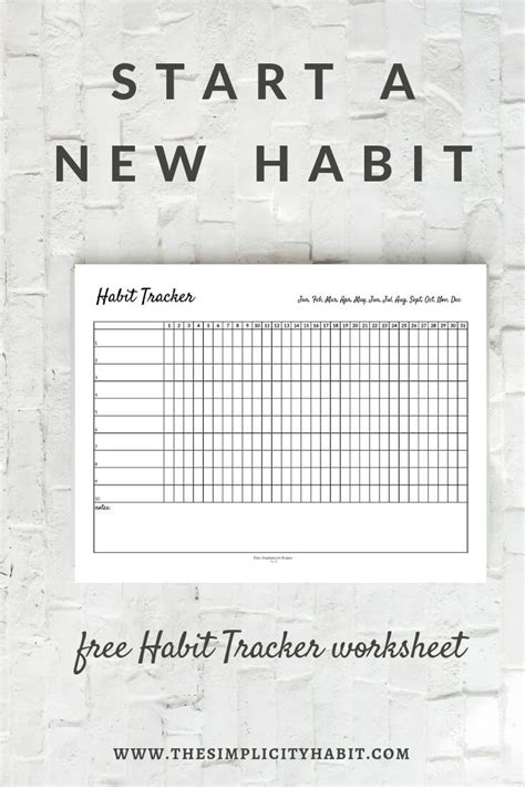 Atomic Habits Habit Stacking Worksheet