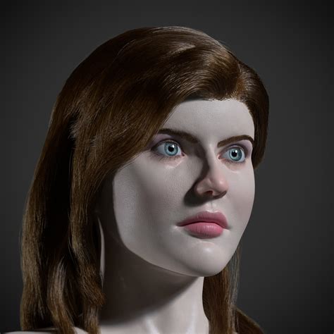 Alexandra Daddario 3d Rigged Model Ready For Animation 3d Model In