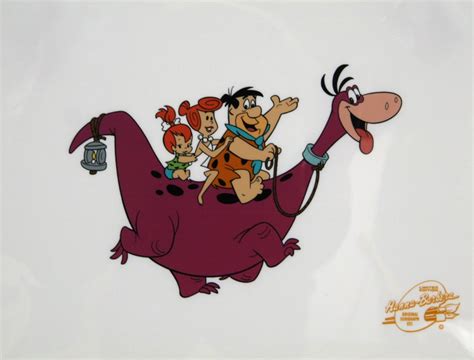 The Flintstones Ride Em Dino From Hanna Barbera Etsy