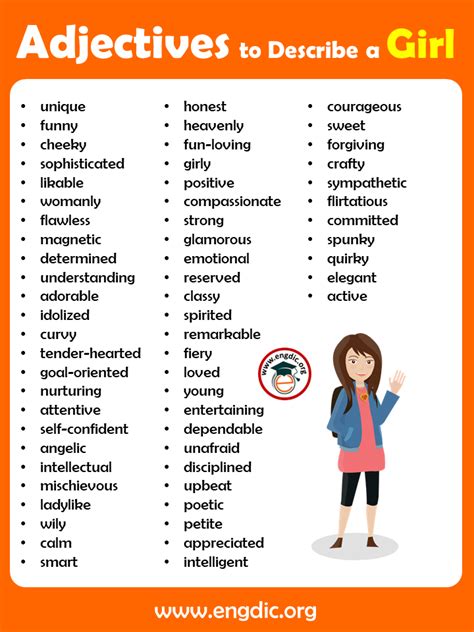 List Of Adjectives To Describe A Person Pdf Archives Engdic Hot Sex