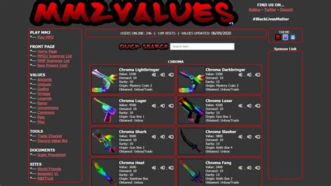 Maybe you would like to learn more about one of these? Murder Mystery 2 Value List | Updated 2020 - YouTube