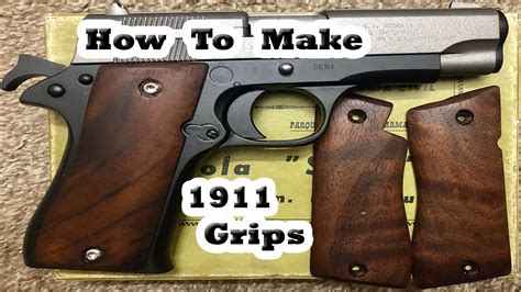 Diy How To Make Grips For A 1911 Firearm Youtube