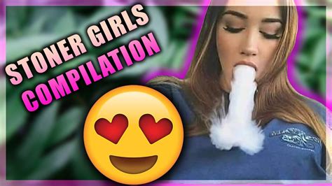 Hot Stoner Girls Girls Smoking Weed Compilation 3 Youtube