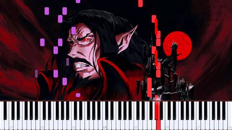Vampire Killer Castlevania Scarlet Night Piano Tutorial Synthesia