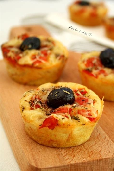 Muffins façon pizza Amandine Cooking