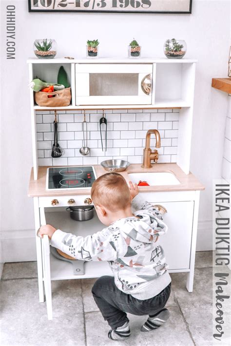 Ikea Duktig Makeover Diy Play Kitchen Oh Hi Diy Diy Play Kitchen