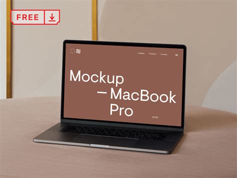 Free Photorealistic Macbook Pro Mockup Freebiesbug