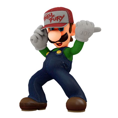 Luigi X Terry Bogard 3d Render By Harro Y On Deviantart Super Mario And Luigi Super Mario