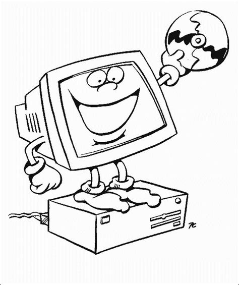 Computer Coloring Pages For Kids at GetColorings.com | Free printable