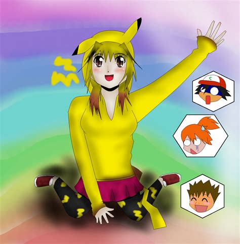 Pika Girl By Crazygoofball On Deviantart