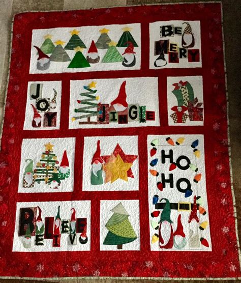 Gnome For The Holidays My Quilt Place Christmas Quilt Quilts