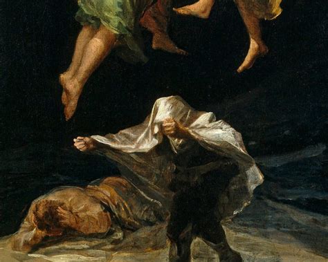 Witches Flight Art Print Francisco Goya Painting Etsy