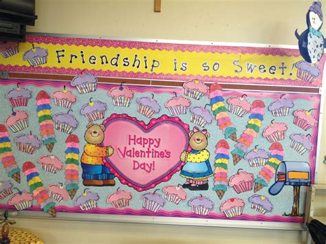 Friendship Is So Sweet Valentines Day Board Valentine Bulletin