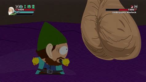 South Park Stick Of Truth Gnome Fight Under Parents Making Love Dodging Balls Matrix Syle