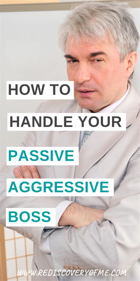How To Handle Your Passive Aggressive Boss And Colleagues Passive