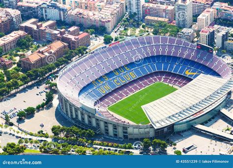 Aerial View Of Camp Nou Stadium Of Fc Barcelona Editorial Stock Image