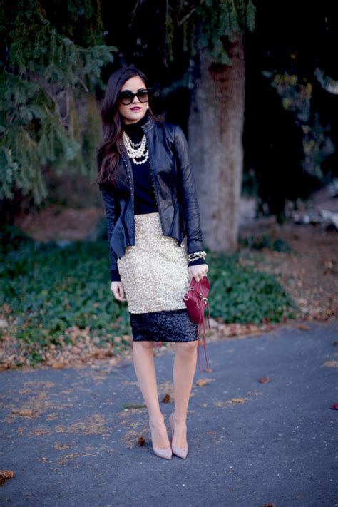 Outfit Ideas With Sequin Skirts For Holidays Pretty Designs