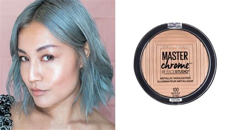 Maybelline Master Chrome Metallic Highlighter in Molten Gold: Review ...