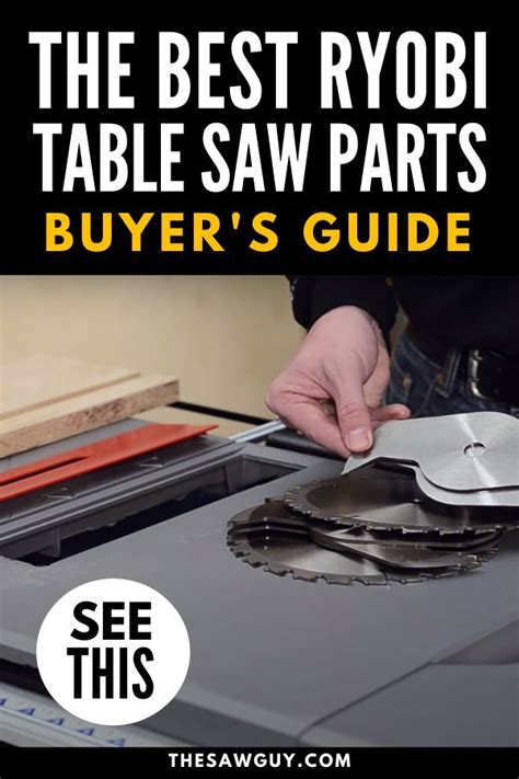 The Best Ryobi Table Saw Parts Buyers Guide The Saw Guy Ryobi